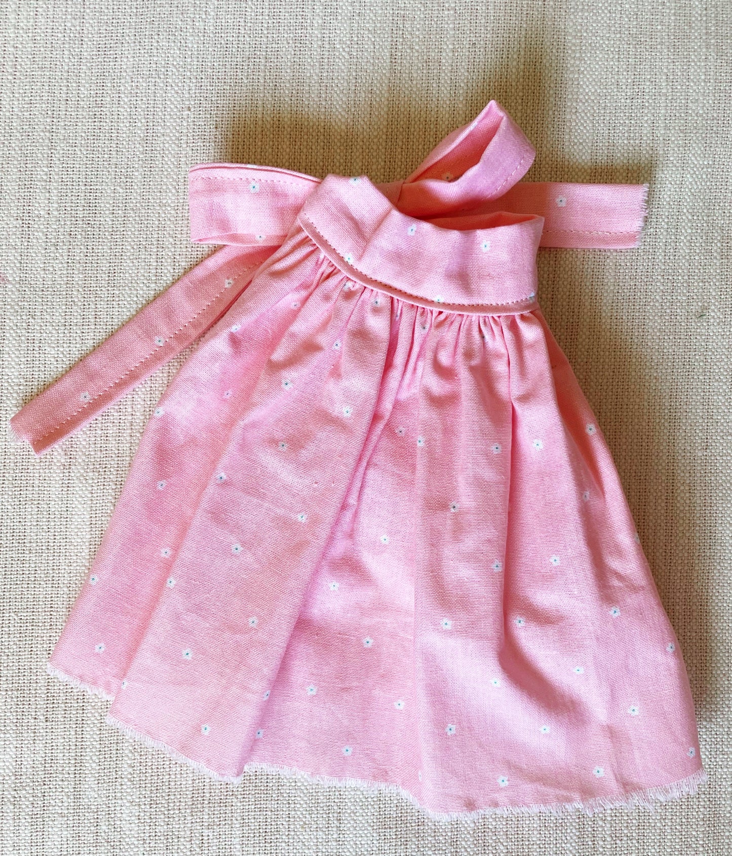 Dainty Pink Tie Dress