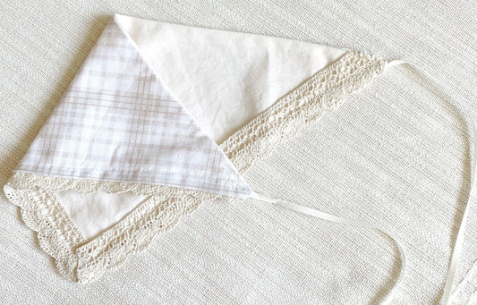 Plaid & Lace Kerchief